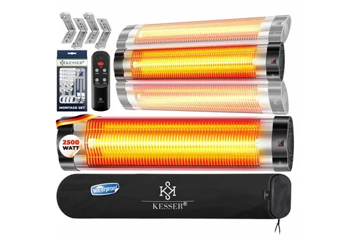 KESSER Heizstrahler 2500 W mit Fernbedienung von Kesser