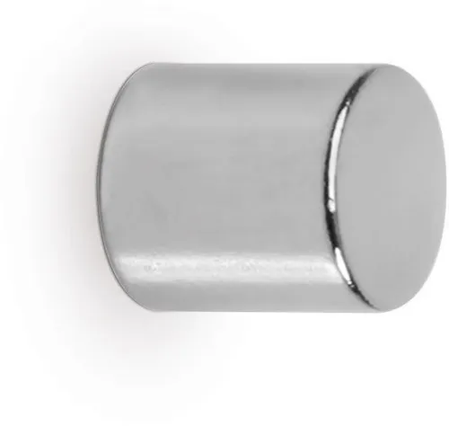 MAUL Magnet Neodym-Scheibenmagnet 5x5mm 1100g hellsilber VE=10 Stück