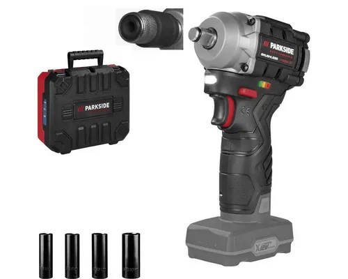 PARKSIDE PERFORMANCE® Akku-Drehschlagschrauber 12V mit 1/4 Hex Adapter - Kompakter und leistungsstarker Drehschlagschrauber für vielseitige Anwendungen, ideal für Heimwerkerprojekte und Reparaturen.