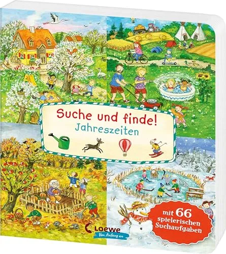 Suche und finde! Jahreszeiten: Wimmelbuch ab 2 Jahren mit 66 spannenden Suchaufgaben zum Entdecken