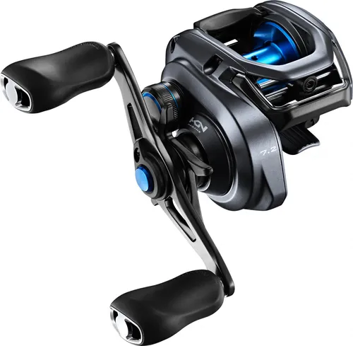 SHIMANO SLX XT 151 HG LH Angelrolle - Hochwertige Angelrolle mit 7,2:1 Übersetzung und 4+1 Kugellagern. Ideal für präzises Angeln. Kompakt und leicht mit nur 205 g für müheloses Handling.