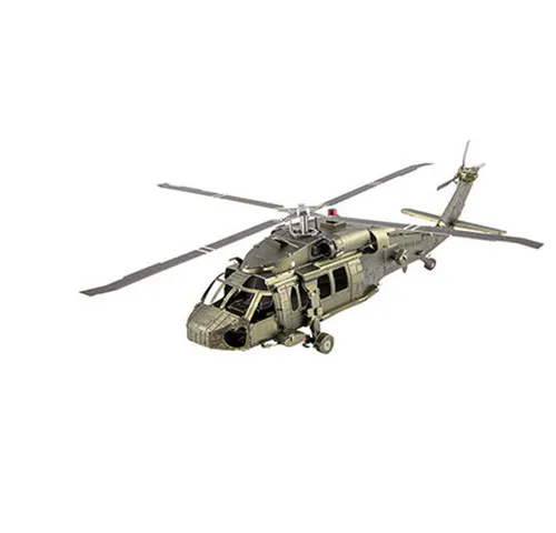 Invento Puzzle Metal Earth, Sikorsky UH-60 Black Hawk - 3D Metall Puzzle, Puzzleteile