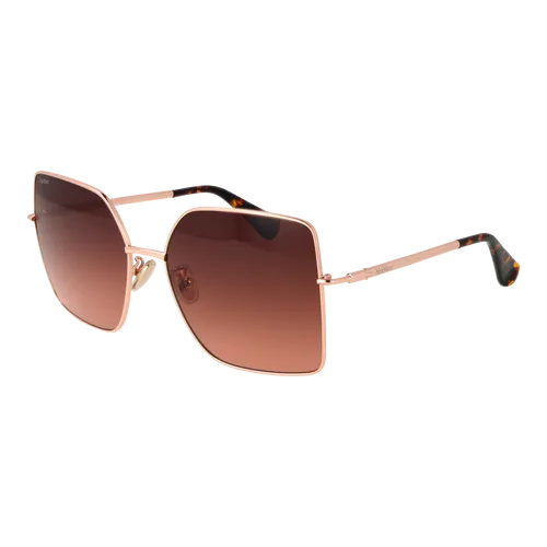 Max Mara Sonnenbrille MM0062-H 50F 59 Damen - Elegante Sonnenbrille im Butterfly-Stil mit 100% UVA & UVB Schutz. Der roségoldene Metallrahmen und die pinken Verlaufsgläser machen sie zum perfekten Accessoire für stilbewusste Frauen.