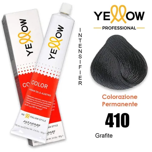 Tönung Haare 410 Alfaparf yellow Permanente Castano Intensive Kupfer 100ml