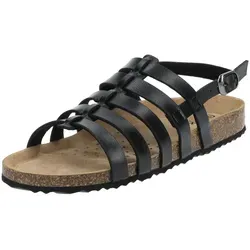 Geox Damen D BRIONIA F Flat Sandal - Bequeme Sandalen für den Sommer - Wanderschuhe für Damen, flach und komfortabel, ideal für entspannte Spaziergänge an warmen Tagen.