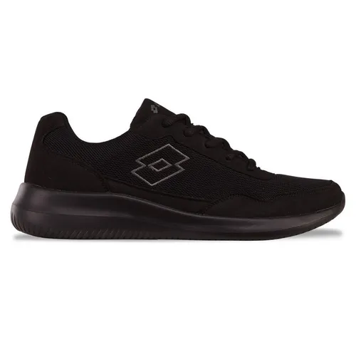 Lotto Connect OC Unisex Sneaker, Black/Grey, 46 EU - Damen-Sneaker mit hohem Meshanteil für Atmungsaktivität, ultra-leichter Phylonsohle für optimale Dämpfung und Leichtigkeit – ideal für jeden Tag.