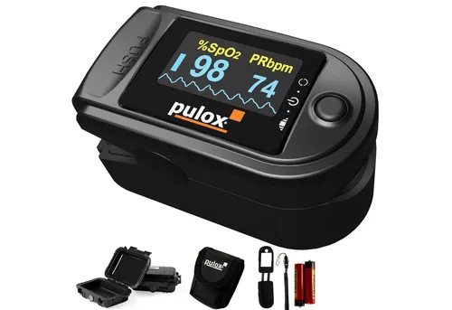 pulox Pulsoximeter PO-200 Schwarz von Novidion