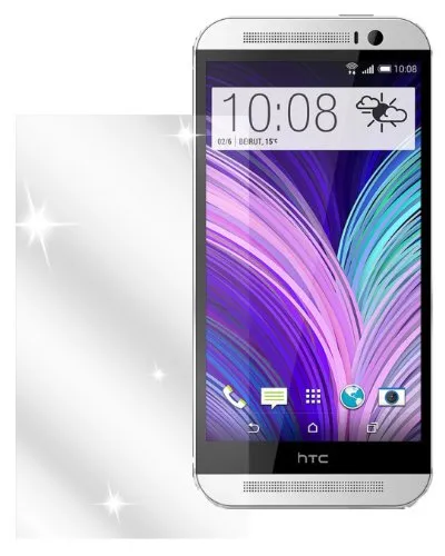 dipos I 2X Schutzfolie klar kompatibel mit HTC One M8 (Modell 2014) Folie Displayschutzfolie