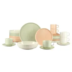 CreaTable Kombiservice 30-tlg, Porzellan, Session Romance