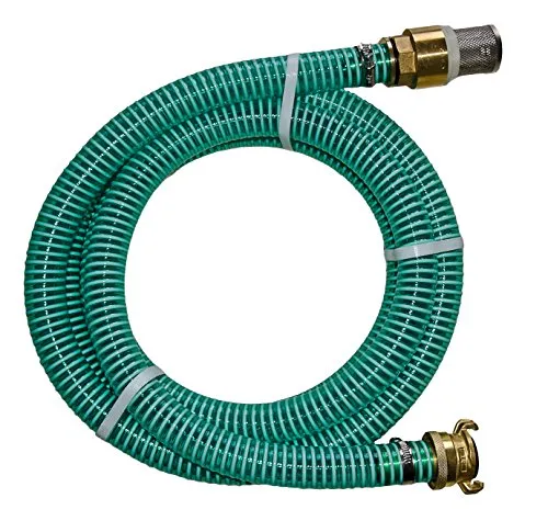 Sauggarnitur 1 Zoll, NW 25mm, Saugschlauch garnitur für Gartenpumpe, Saugschlauch 1 Zoll, Ansauggarnitur mit Saug- und Hochdruckkupplung 20m