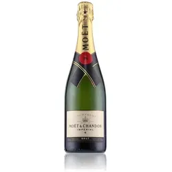 Moet & Chandon Imperial Brut Champagner 0,750 Liter - Exklusiver französischer Champagner mit 12% Alkohol, ideal für feierliche Anlässe und besondere Momente.