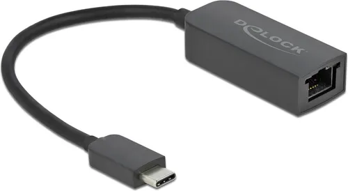 DeLOCK Thunderbolt 3 zu 2.5GBase-T Netzwerkadapter, schwarz von Delock