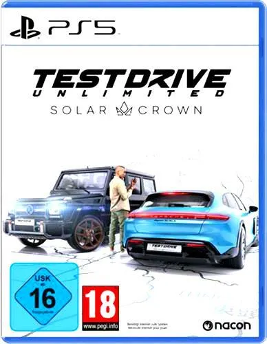 Test Drive Unlimited Solar Crown - PS5 - Rennspiel für PlayStation 5 mit Einzel- und Mehrspielermodus, aufregende Karriere und Online-Koop, ideal für Rennsport-Fans.
