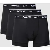 Nike Everyday Cotton Stretch Trunk 3er Pack Herren - Schwarz & Anthrazit, Größe S - Herrenunterhosen mit hohem Tragekomfort – atmungsaktiver Baumwoll-Elasthan-Mix für optimale Bewegungsfreiheit und Langlebigkeit im Alltag.