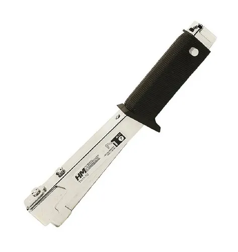 HM Müllner Hammertacker Professional 10 mm - TH11-10 - Hammertacker für präzises Tackern, ideal für Profis und Heimwerker, mit 10 mm Klammern für vielseitige Anwendungen.
