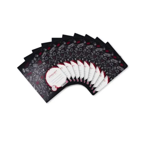 Landré Schulheft A5, 16 Blatt, Lineatur 5, kariert, 10 Stück