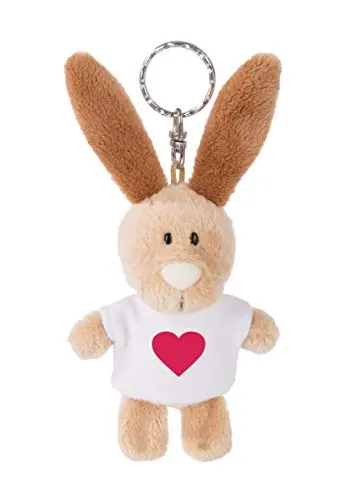 NICI 44729 Schlüsselanhänger Hase mit T-Shirt