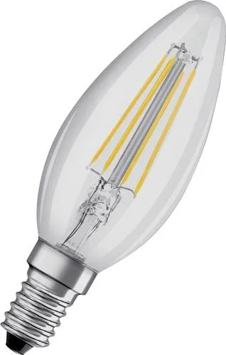 OSRAM HOMELIGHTING 4058075436589 LED EEK E (A - G) E14 Kerzenform 4 W = 40 W Warmweiß (Ø x L) 35 mm x 100 mm 1 St.