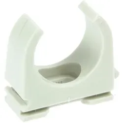 Don Quichotte Rohrclip 20 mm - 21 mm 100 Stück von Rohrschelle OPDZ 6mm Loch grau (OZ048) 100 StückM20