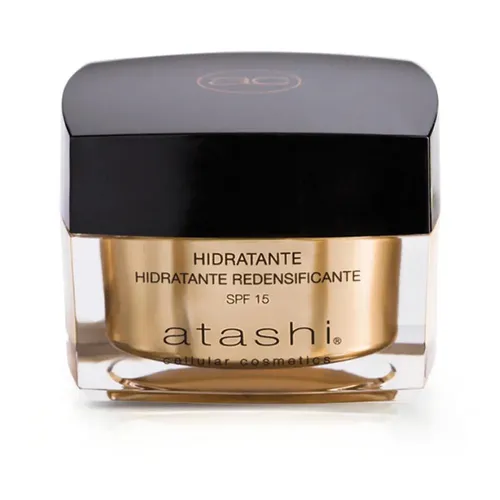 Atashi Moisturizing Anti-Aging Day Cream SPF 15 - 50ml - Hochwertige Tagescreme mit SPF 15 für alle Hauttypen, die die Kollagensynthese anregt und sichtbare Zeichen der Hautalterung mindert. Ideal für empfindliche Haut und bietet umfassenden Schutz vor UV-Strahlen.