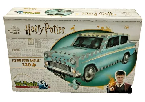 Harry Potter Flying Ford Anglia Puzzle - Puzzle-Kategorie mit 130 Teilen, entdecke das fliegende Auto der Weasleys und erlebe die magische Wizarding World beim Zusammenbauen!