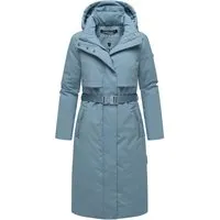 Navahoo Damen Winterparka WALDBUMMLER – wetterfest & stilvoll - Der elegante Winterparka WALDBUMMLER von Navahoo vereint Stil und Funktionalität. Mit wasserabweisendem Obermaterial, abnehmbarer Kapuze und Taillengürtel ist er der perfekte Begleiter für kalte Tage. Erhältlich in 7 Farben und Größen XS–3XL.
