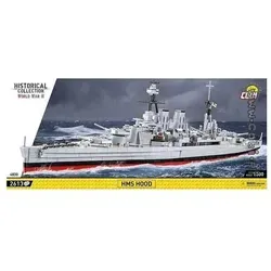 Cobi GmbH HMS HOOD - Historisches Wasserfahrzeug-Modell, detailgetreue Nachbildung der Royal Navy aus dem II. Weltkrieg