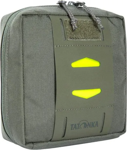 Tatonka Unisex Universal Pouch 14 x 14 - Robuste Rucksack-Zusatztasche - Hüfttaschen mit modularen Befestigungssystemen (z. B. MOLLE) zur sicheren Unterbringung von Ausrüstung. Inklusive herausnehmbarem Signal-Patch für bessere Sichtbarkeit.
