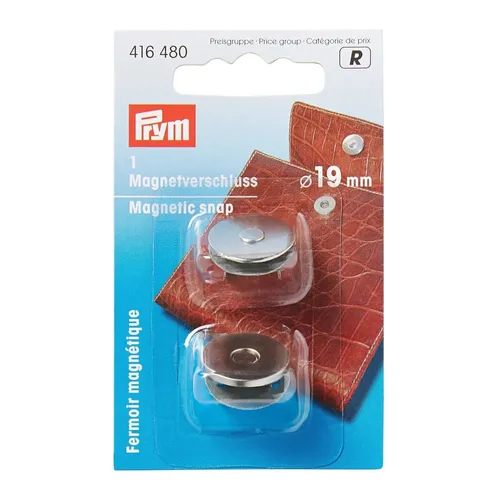 Produktbild PRYM Magnet-Verschluß 19 mm silberfarbig