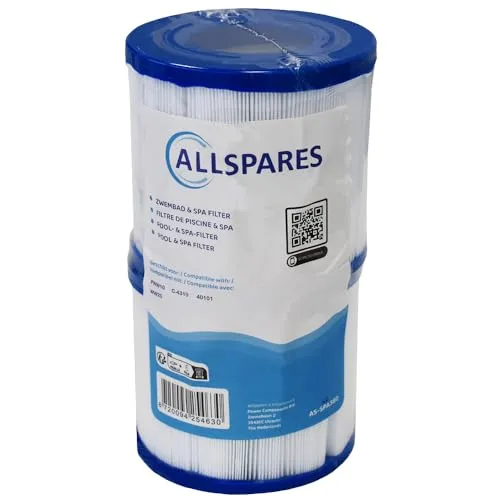 AllSpares Whirlpool Filter (2 St.) für SC750, 40101, PWW10 - Sonstiges Poolzubehör - Hochwertiger Wasserfilter für Spa und Whirlpool, entfernt effektiv Schmutz und sorgt für sauberes Wasser. Langlebiges Material für weniger Austausch und mehr Entspannung.