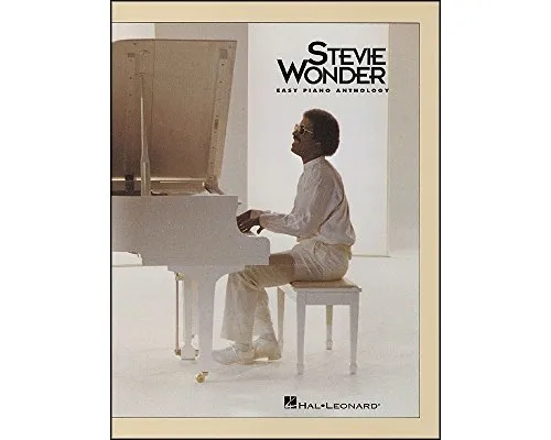 Stevie Wonder - Easy Piano Anthology (Taschenbuch) - Musikbuch für Klavierliebhaber, enthält eine Sammlung von Stevie Wonders bekanntesten Hits, ideal für Anfänger und Fortgeschrittene.