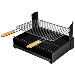 Somagic Holzkohlegrill, Schwarz, Metall, Rechteckig, 57.5x28.5x48.5 cm, Grills & Outdoor-Küchen, Holzkohlegrills