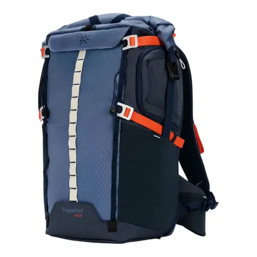 Tropicfeel Shelter Trekkingrucksack Navy 2411277U641 - Vielseitiger Trekkingrucksack aus recyceltem Polyester und strapazierfähigem Nylon, ideal für Abenteuer und Reisen.