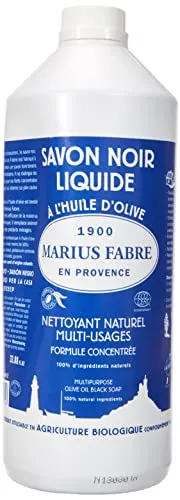 Marius Fabre Schwarze Olivenöl-Flüssigseife 1000 ml von Marius Fabre