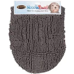 Scruffs Noodle Handtuch für den Hund Grau von Scruffs