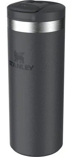 Stanley Transit Fliptop Mug Thermobecher klein Black 2.0 350 ml - Praktischer Thermobecher mit 350 ml Volumen. Ideal für kalte und heiße Getränke, mit auslaufsicherem Verschluss. Perfekt für unterwegs, im Büro oder beim Sport. BPA-frei und spülmaschinengeeignet.