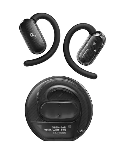 soundcore V40i by Anker – Kabellose Open-Ear Kopfhörer - Open-Ear-Kopfhörer mit 2x tieferem Bass und 21h Spielzeit, ideal für Musikgenuss unterwegs. Verstellbare Ohrbügel sorgen für perfekten Halt bei jeder Ohrgröße.