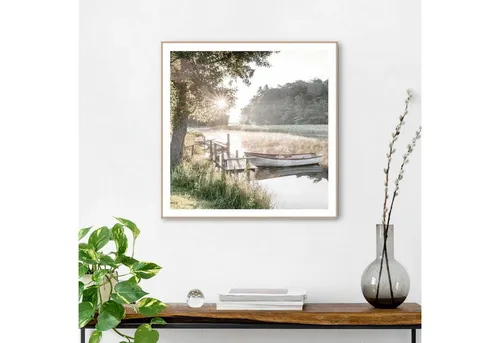 REINDERS Gerahmtes Bild 'Rise and Shine' in grün von Reinders!