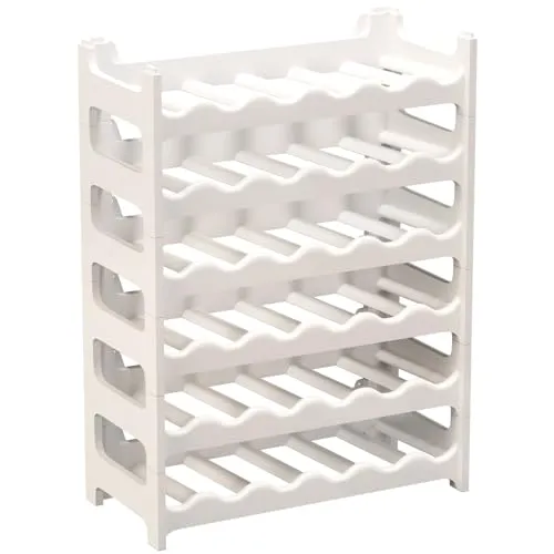 ARTECSIS Weinregal stapelbar für 36 Flaschen in weiß von ARTECSIS