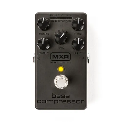 MXR M87 Bass Compressor Blackout Edition - Hochwertiges Bass Effektpedal - Bass Verzerrer & Overdrive, bietet eine präzise Klangkontrolle und ist ideal für professionelle Bassisten, die Wert auf Qualität legen.