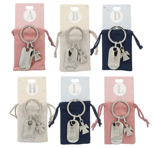 Depesche Schlüsselanhänger Depesche Schlüsselanhänger mit Buchstabe und Schutzengel