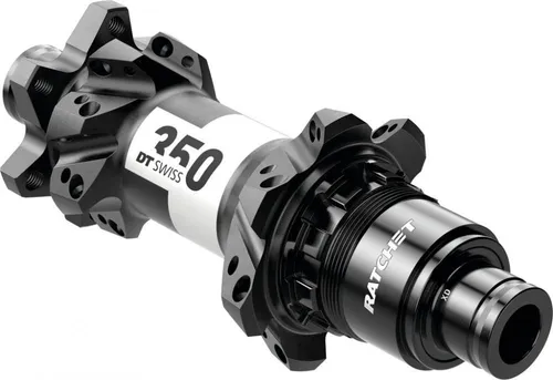 DT Swiss Nabe MTB HR 350 Straightpull 6-Loch Boost - Sonstige Fahrradteile - Zuverlässige Nabe mit Ratchet-Freilaufsystem für direkte Kraftübertragung, wartungsfreundlich und leicht für jedes Abenteuer.