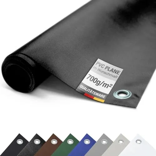 ANKO PVC Schutzplane 700g/m² - Wetterfeste Abdeckplane für höchste Ansprüche, reißfest und 100% wasserdicht – ideal für Garten, Transport und Industrie.