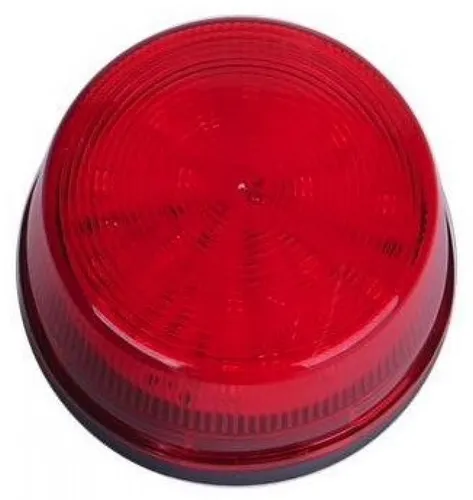 LED Signalleuchte, blinkend, ø70mm, 12V DC - Farbe: rot