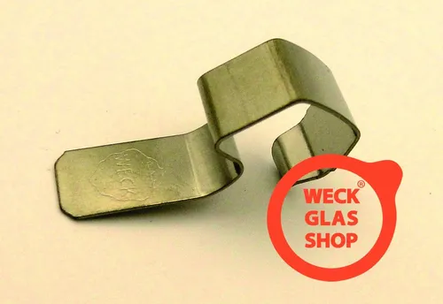 Einkochklammern WECK® - Edelstahl Klammern für Einweckgläser - Vorratsgefäße & -gläser, hochwertige Edelstahlklammern für sicheres Einwecken von WECK Gläsern, passend für alle Original RR Weckgläser.