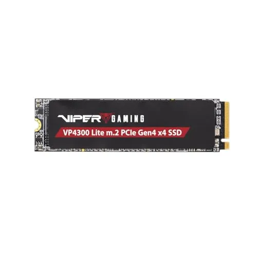 SSD 4TB VP4300 Lite M.2 PAT PCIe 4.0 - Festplatte mit 4 TB Kapazität, blitzschneller Datentransfer von bis zu 7.400 MB/s für Gaming und professionelle Anwendungen.