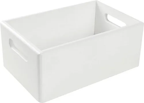 Creative Deco Holzkiste Obstkiste Korb 30x20x13cm (1cm) mit Griffen ohne Deckel, mit Griffen, ohne Deckel