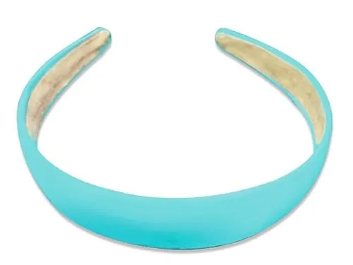 Haarreif Stirnband Kopfschmuck in verschiedenen Farben für Damen und Kinder – Trendiges Accessoire für jeden Anlass (türkis)