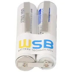 Akkupack passend Philips Rasierer BT9290 Akku 2,4 Volt 800mAh AAA 44,5 x 21x10,5mm mit Lötfahnen 2mm