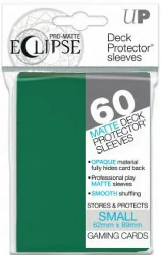 Ultra Pro Sleeves Hüllen Eclipse Matte Deck Protector Grün Small 60 Stück 62x89